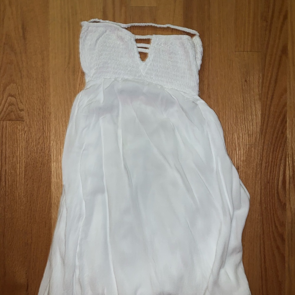 White tube dress from TOBI